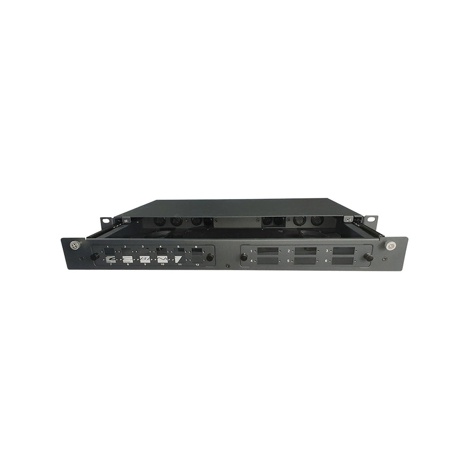 1RU 12/24/48 Port Rack Mount Fibre Optic Patch Panel | Rodent Proof FOBOT w/ Splice Cassette