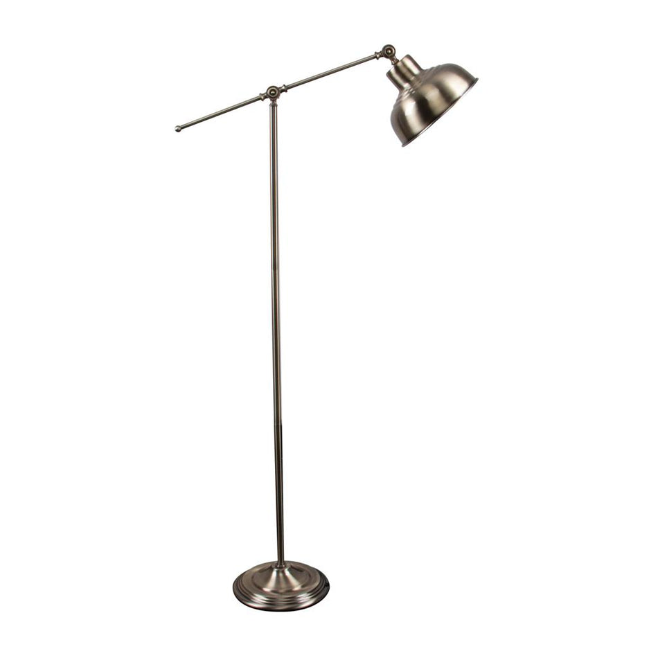 Tinley 1 Light Floor Lamp Antique Brass