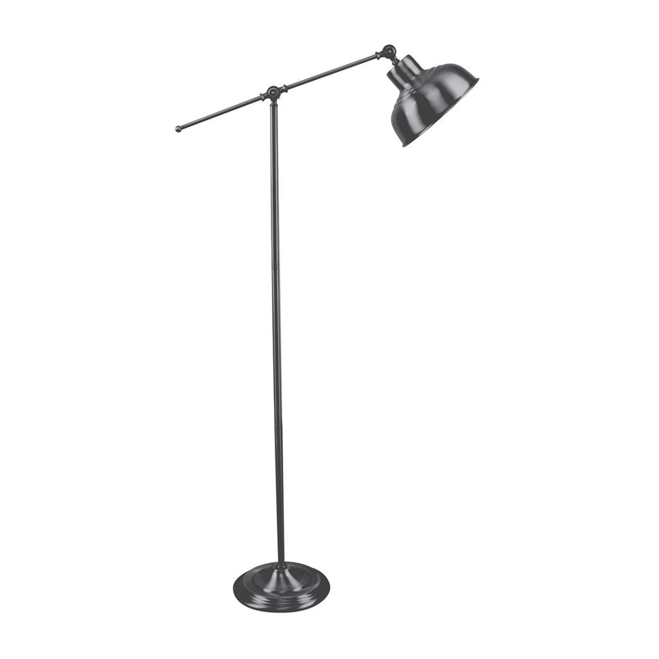 Tinley 1 Light Floor Lamp Antique Chrome