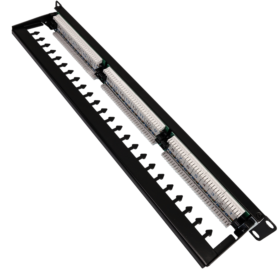 Datatek 24 Port CAT6 Rack Mountable Patch Panel