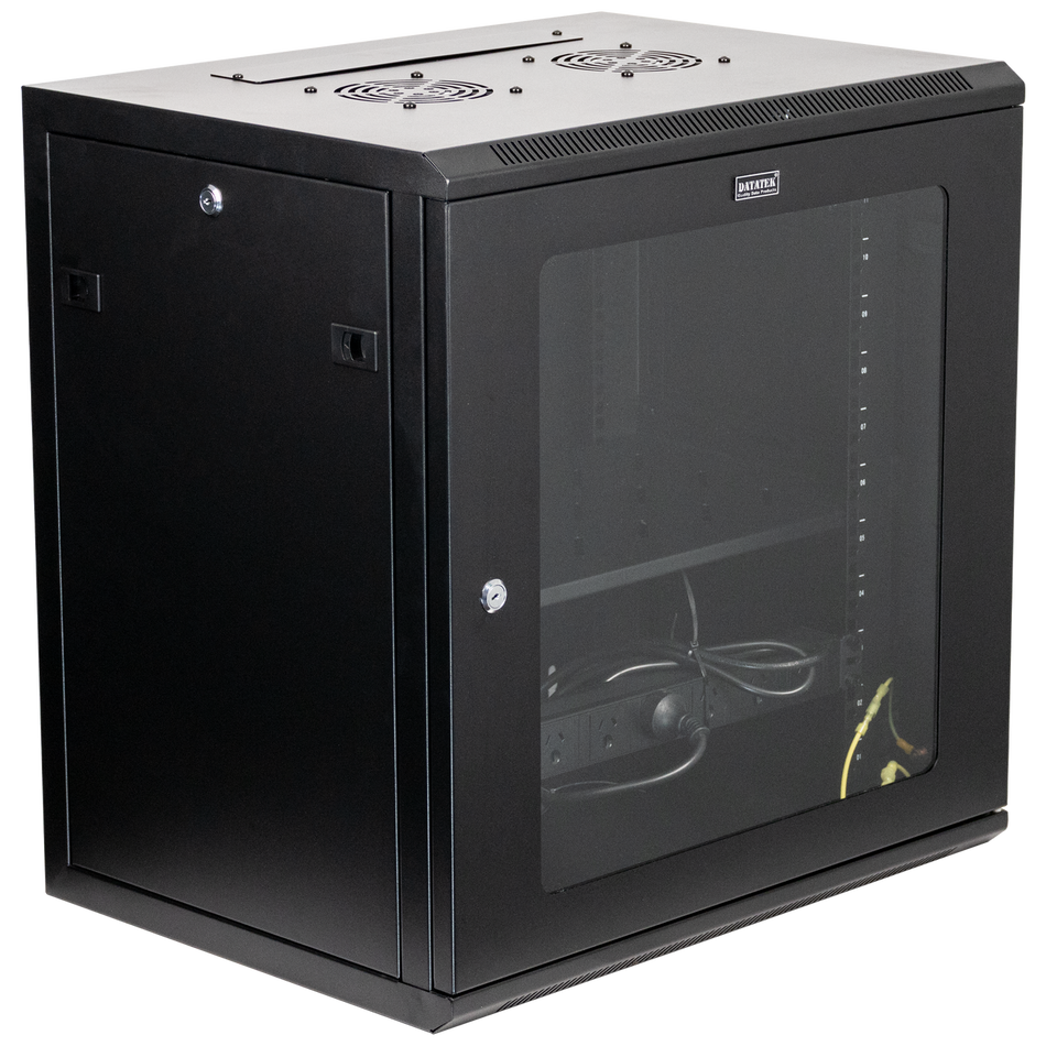 Datatek 12U 450mm Deep Wall Mount Data Cabinet - FPS Series