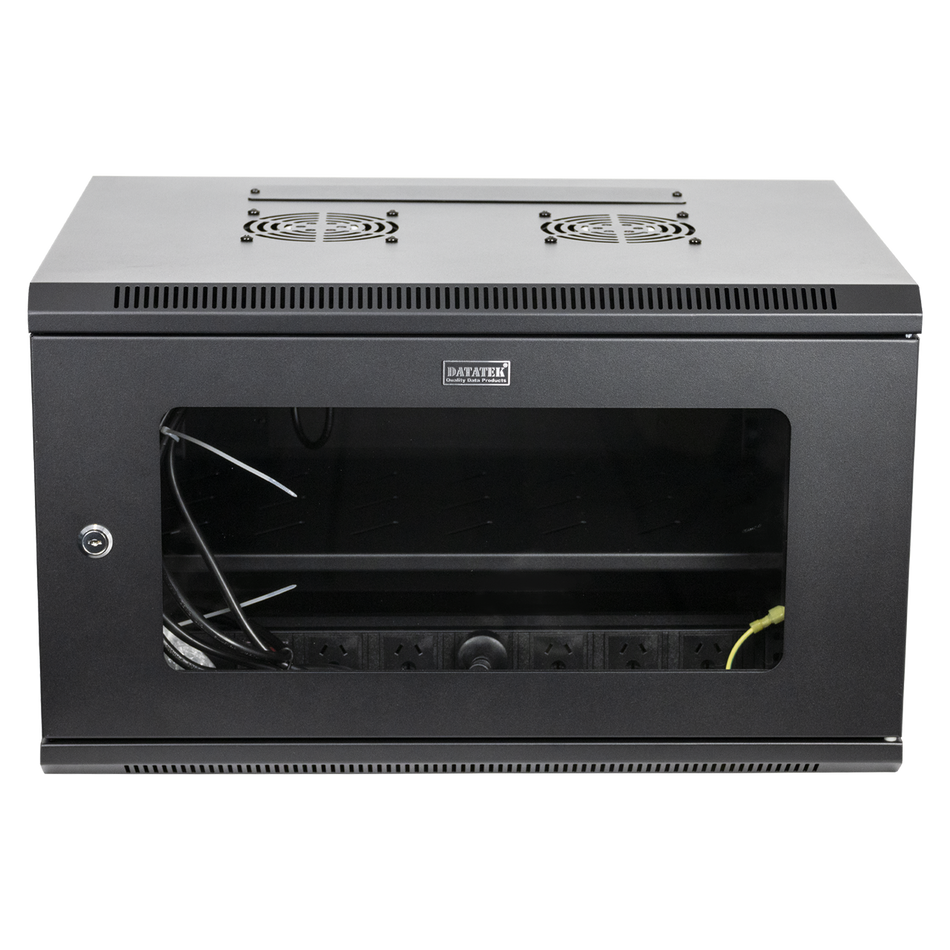 Datatek 6U 450mm Deep Wall Mount Data Cabinet - FPS Series