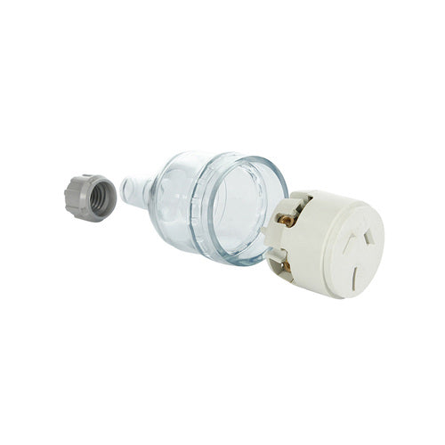 NLS 30409 | 3 Pin 15Amp Extension Socket (Transparent)