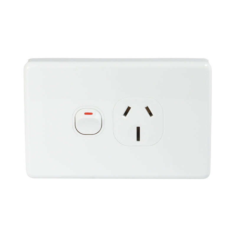 DZCPP1W | Single Power Point 10Amp 'Classic' Style