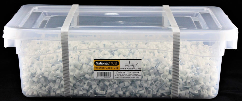 NLS 30683 | Cable Clips Suit 1.5mm Twin & Earth 5000 TUB | FC1.5TUB5000