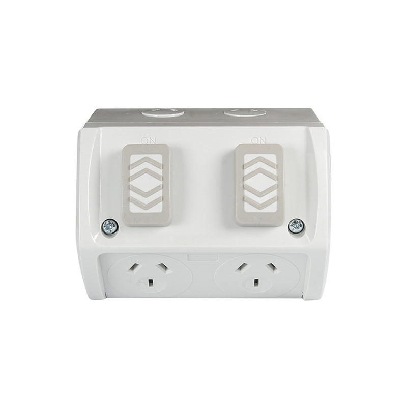 NLS 30758 | Weatherproof Double GPO 10 Amp IP53 250V