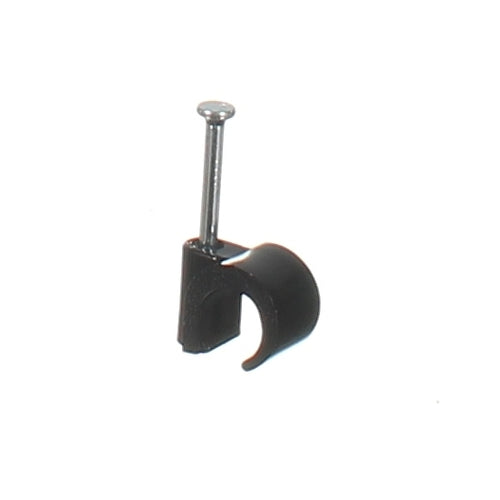 NLS 30764 | 8mm Cable Clips to Suit 8mm OD Cable | 200 Jar | Black