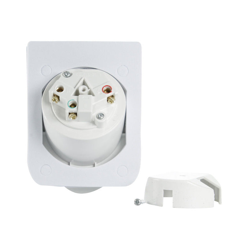 NLS 30791 | Weatherproof Outlet 10 Amp White IP44 | Caravan Outlet