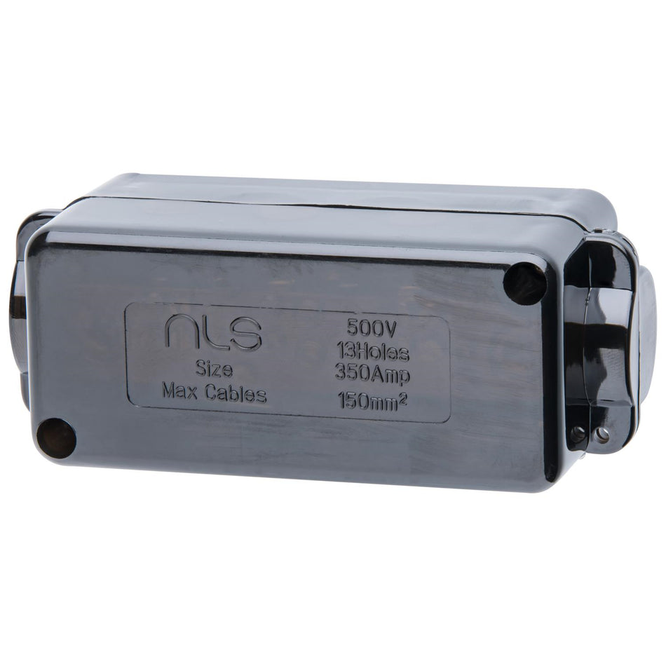 NLS 30293 | Heavy Duty 13 Hole 350Amp 500v Neutral Link