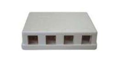 4 Port Keystone Surface Mount Box