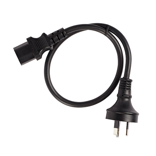 3m IEC C13 to Mains  (7.5A/1800W Limit) Power Cable | Black