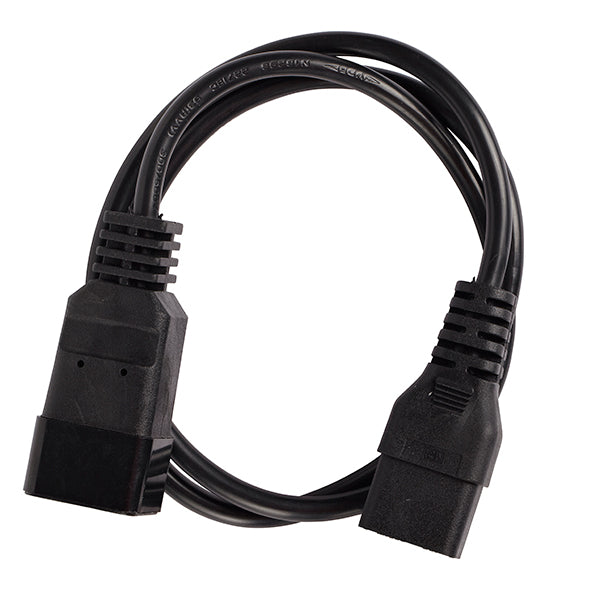 IEC C19 to C20 Power Cable 15A Black 3m