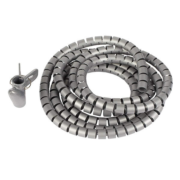 Easy Wrap Cable Spiral 25mm x 2.5m: Grey