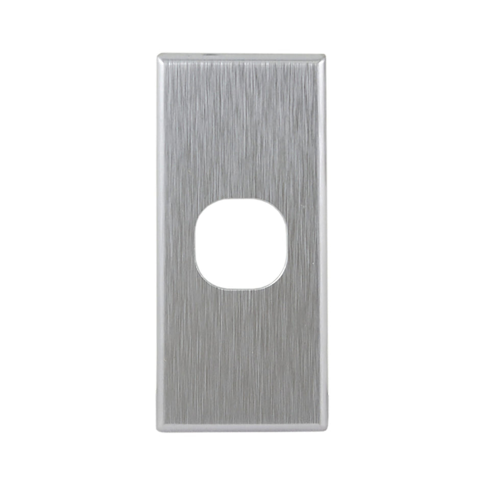 Metal Cover Plate 1 Gang Architrave