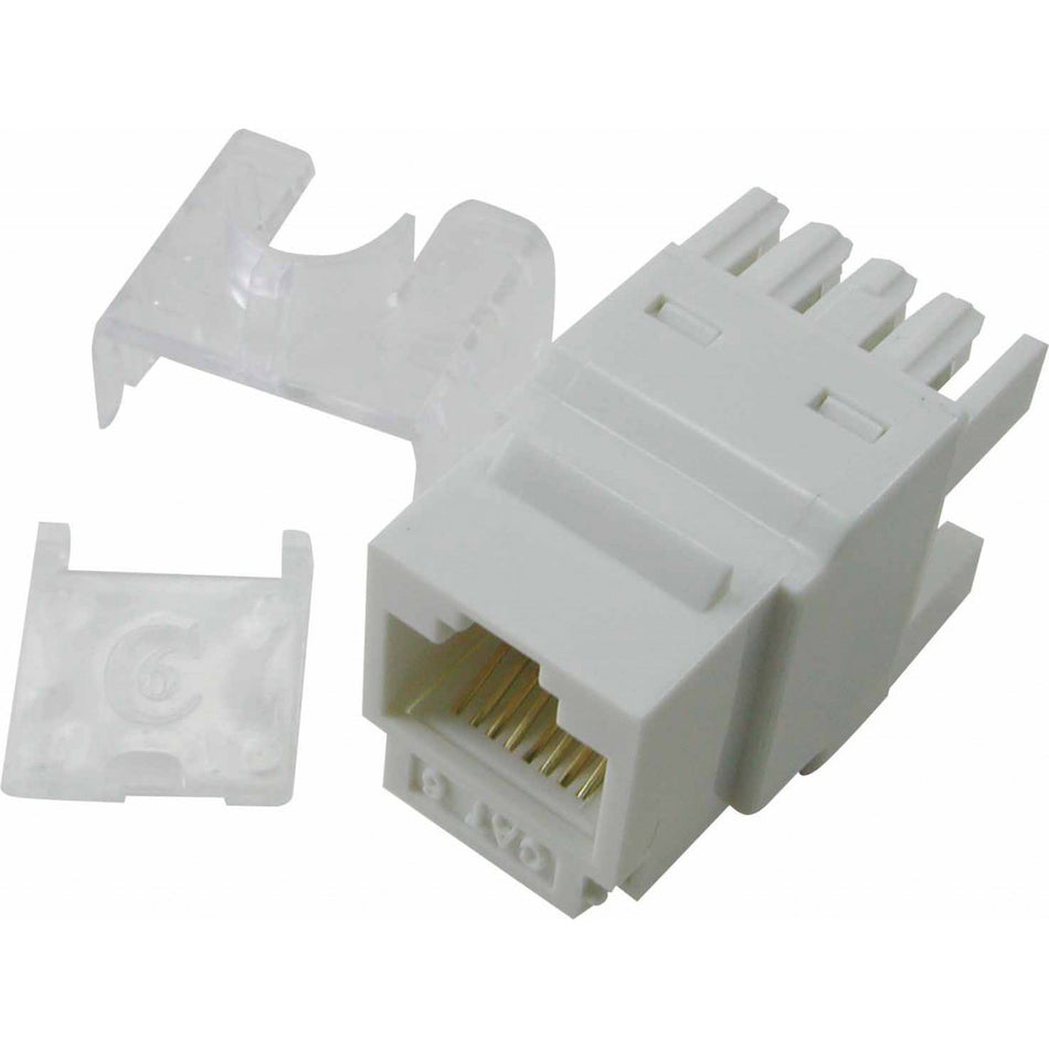 CAT5E RJ45 Keystone Jack | 10 pack White