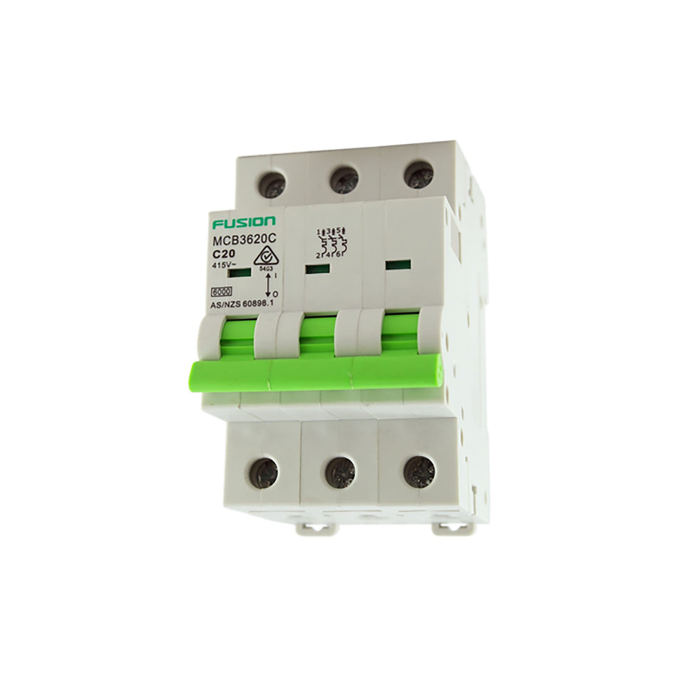 Circuit Breaker 3 Pole 6kA 16A