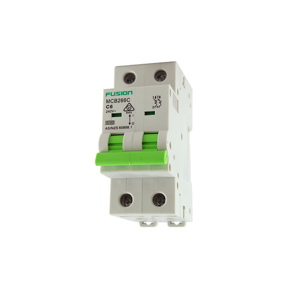 Circuit Breaker 2 Pole 6kA 16A