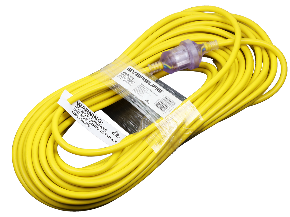 Hills Antenna 25M Yellow Heavy Duty Extension Power Lead 1.50mm2