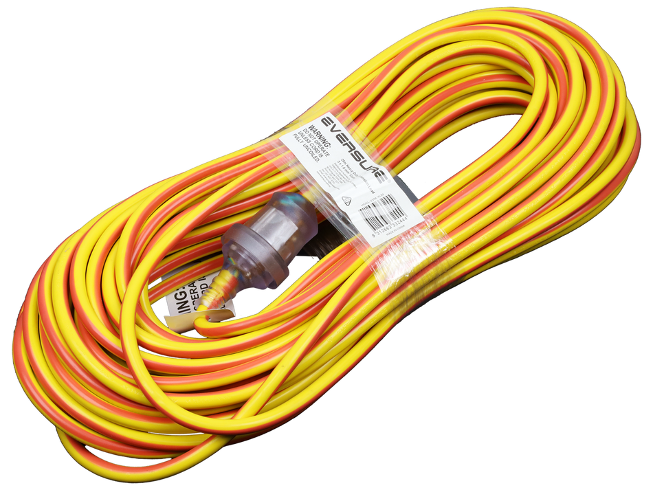 Hills Antenna 25M Yellow Heavy Duty Extension Lead 1.00mm2