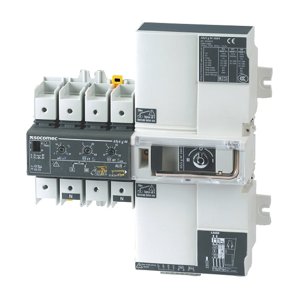 Socomec ATyS M Automatic Transfer Switch - ATyS gM, Basic Integrated Logic, 2 Pole 40A***EMAIL/TEXT FOR PRICING***