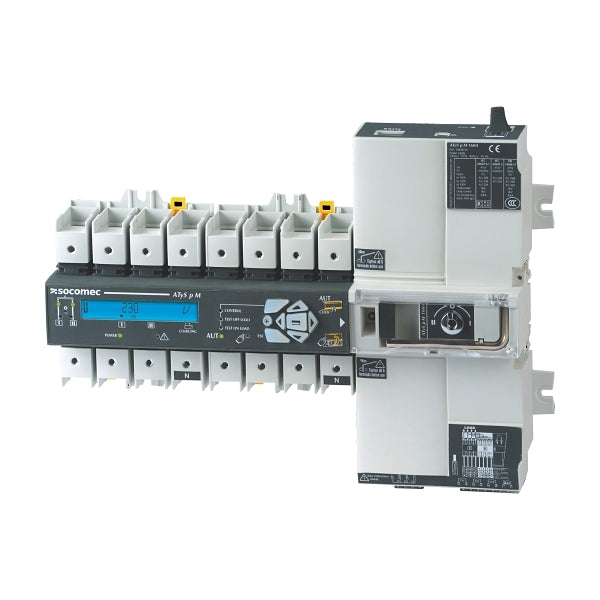 Socomec ATyS M Automatic Transfer Switch - ATyS pM, Advanced Integrated Logic, 4 Pole 63A***EMAIL/TEXT FOR PRICING***