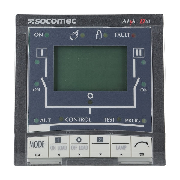 Socomec ATyS M/ATyS Remote Display and Interface - D20, suits ATyS pM/ATyS p, 96 x 96mm Frame***EMAIL/TEXT FOR PRICING***