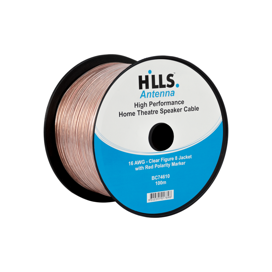 Hills Antenna BC74610 16 Gauge Speaker Cable 100m