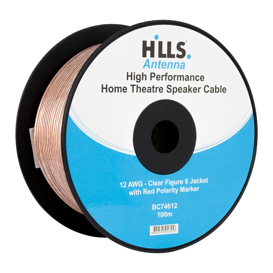 Hills Antenna BC74612 12 Gauge Speaker Cable 100m