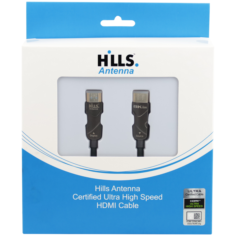 Hills Antenna BC85419 8K Ultra High-Speed HDMI® Active Optical Cable (AOC) - 10M