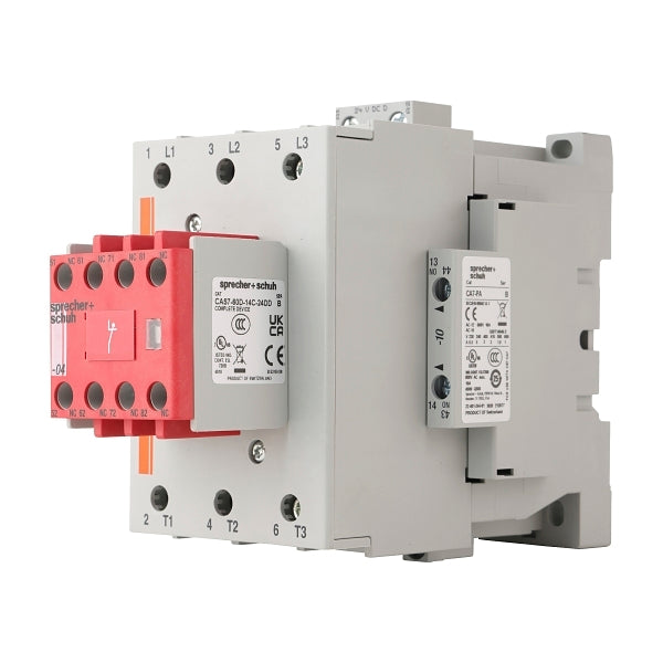 S&S CAS7 Safety Contactor 30kW 3Pole 24VDC Coil 1NO 4NC Contact Auxiliary***EMAIL/TEXT FOR PRICING***