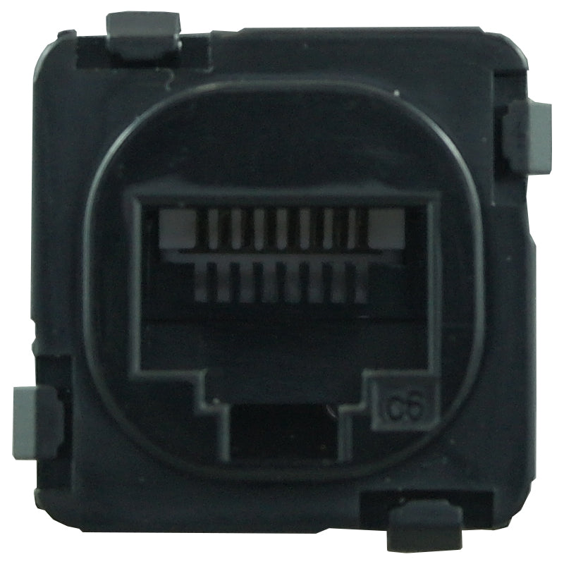 RJ45 CAT6 Jack BLACK