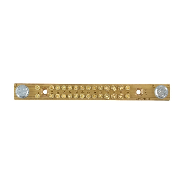 NHP Concept Panelboard Accessory Earth Neutral Bar 250A 12 Way 2 Screws 1 to 12***EMAIL/TEXT FOR PRICING***