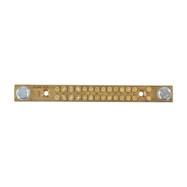 NHP Concept Panelboard Accessory Earth Neutral Bar 250A 12 Way 2 Screws Odd 1 to 23***EMAIL/TEXT FOR PRICING***