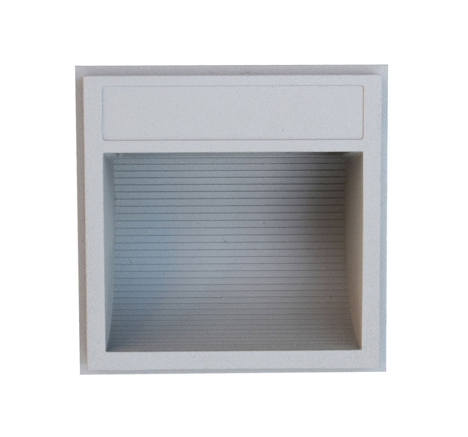 CLA4186C Square 240V Surface Mounted 2.4W LED Steplight