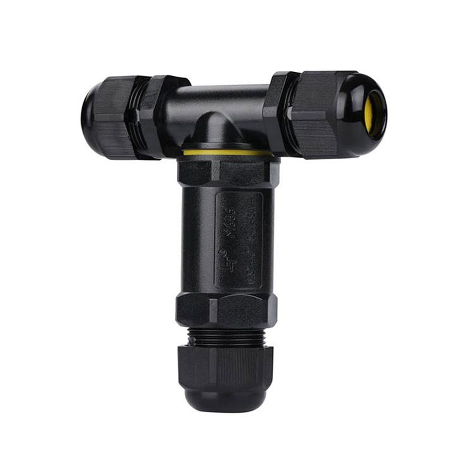 Waterproof 3 Way T Shape Connector IP68