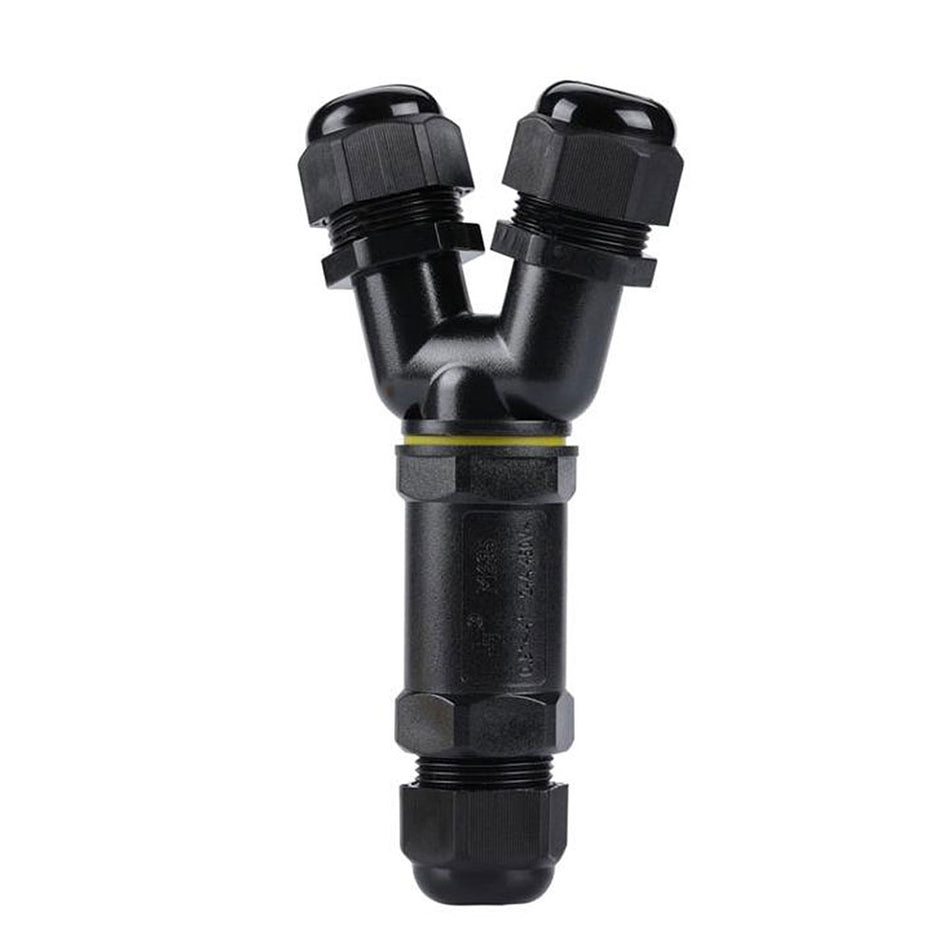 Waterproof 3 Way Y Shape Connector IP68