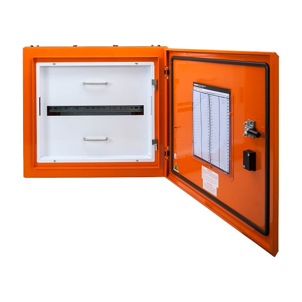 NHP Concept Premier Panelboard Accessory Module 432mm IP66 DIN 24 Way Cutout Escutcheon Orange***EMAIL/TEXT FOR PRICING***