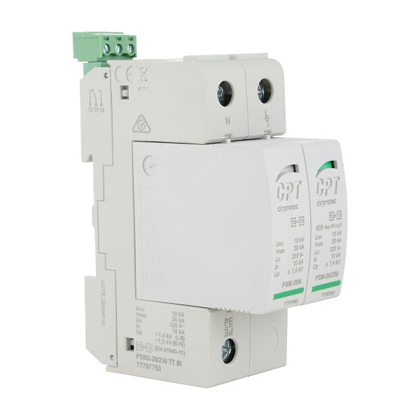 Cirprotec PSM Surge Protection Device Type 2 1 Phase L-N & N-PE Imax 40kA 240Vac***EMAIL/TEXT FOR PRICING***