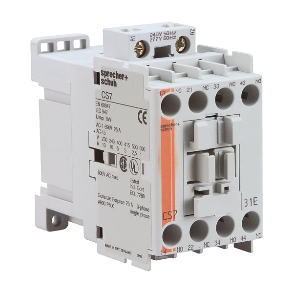 S&S CS7 Control Relay 220 to 250VDC Coil 2NO 2NC Contact***EMAIL/TEXT FOR PRICING***