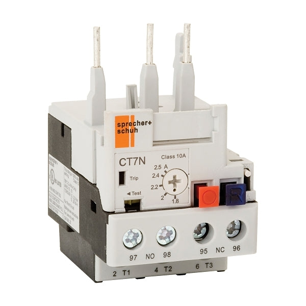 S&S CT7N Thermal Overload Relay 2.9 to 4A Direct Mount Manual or Auto Reset for CA7 9 and 23A***EMAIL/TEXT FOR PRICING***