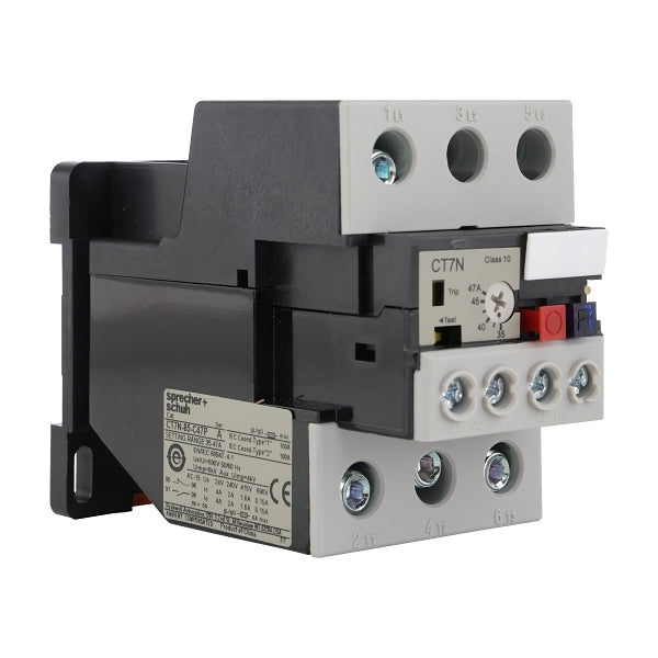 S&S CT7N Thermal Overload Relay 35 to 47A Separate Mounting for Din Rail or Panel Mounting Devices***EMAIL/TEXT FOR PRICING***