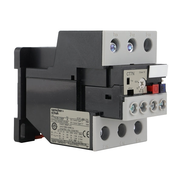 S&S CT7N Thermal Overload Relay 45 to 60A Separate Mounting for Din Rail or Panel Mounting Devices***EMAIL/TEXT FOR PRICING***