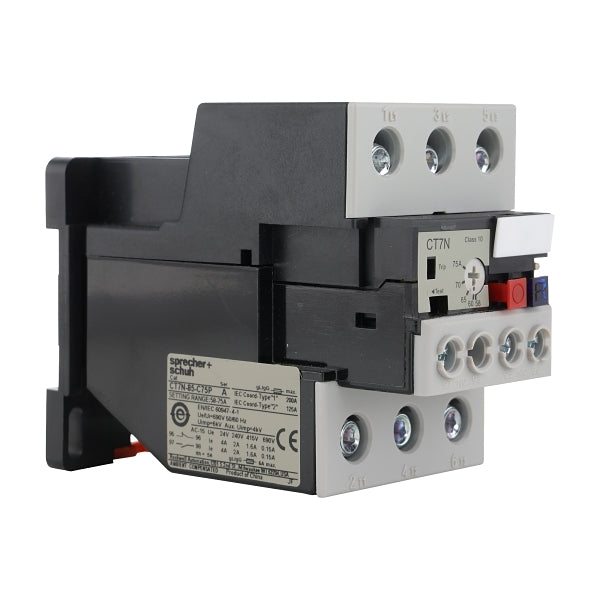 S&S CT7N Thermal Overload Relay 58 to 75A Separate Mounting for Din Rail or Panel Mounting Devices***EMAIL/TEXT FOR PRICING***