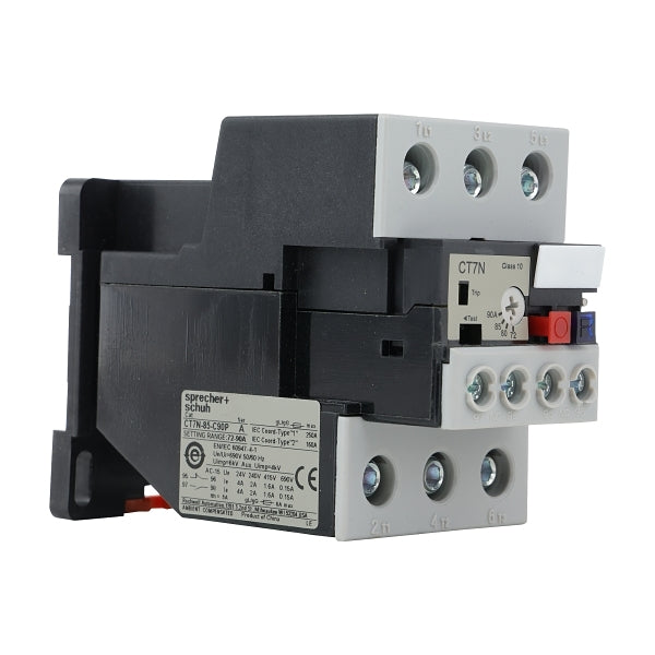 S&S CT7N Thermal Overload Relay 72 to 90A Separate Mounting for Din Rail or Panel Mounting Devices***EMAIL/TEXT FOR PRICING***