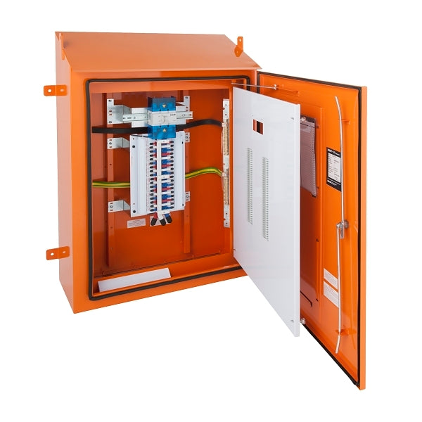 NHP Concept Tough Panelboard Size 2 1000mm IP66 DinT 24 Way Orange***EMAIL/TEXT FOR PRICING***