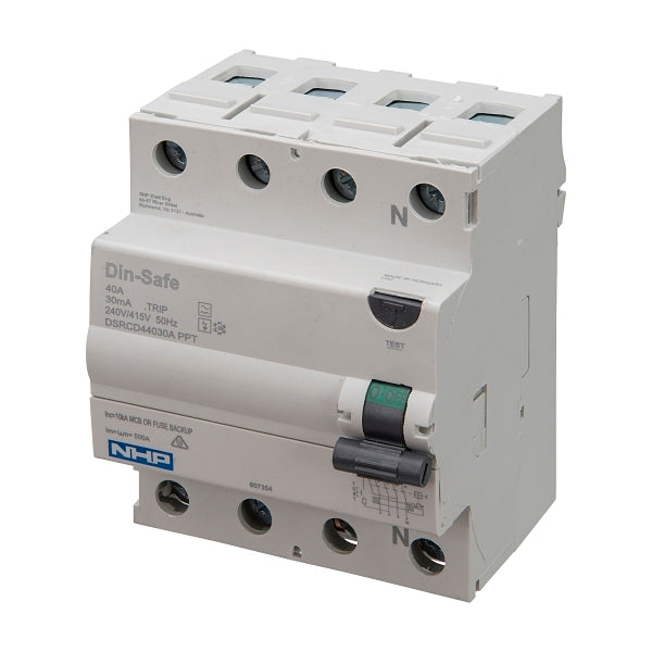 NHP DIN-T Residual Current Circuit Breaker RCCB 3Pole and Neutral 100A 300mA Type A ABB Brand F204A***EMAIL/TEXT FOR PRICING***