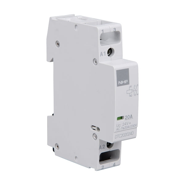 NHP DIN Contactors 20A2 Normally Open Contacts 24V AC DC Coil***EMAIL/TEXT FOR PRICING***