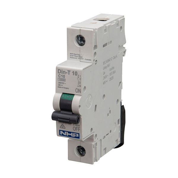 NHP DIN-T Miniature Circuit Breaker 10kA 1Pole 4A C Curve***EMAIL/TEXT FOR PRICING***