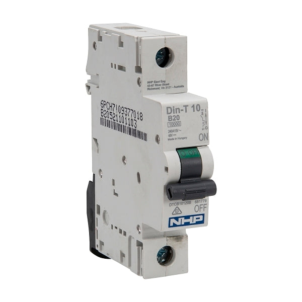 NHP DIN-T Miniature Circuit Breaker 10kA 1Pole 6A B Curve***EMAIL/TEXT FOR PRICING***