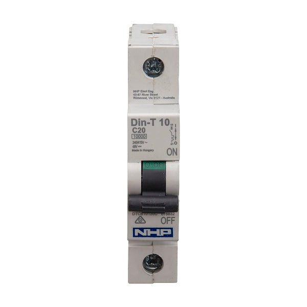 NHP DIN-T Miniature Circuit Breaker 10kA 1Pole 32A C Curve***EMAIL/TEXT FOR PRICING***